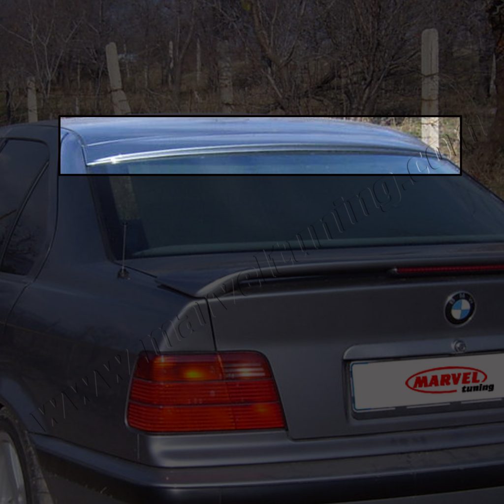 Rear Window Spoiler BMW E36 Limousine #020212 – Marvel Tuning