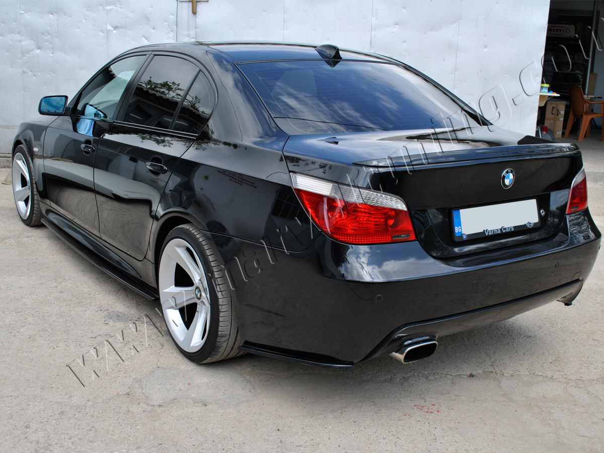 Rear Bumper And Side Skirts Addon Splitters Bmw E60 / Е61 5 Series M Tech M  Sport #020712 – Marvel Tuning