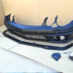 предна тунинг броня за Mercedes W211 Е клас тип AMG Е63 + лип спойлер под бронята за Е63 броня