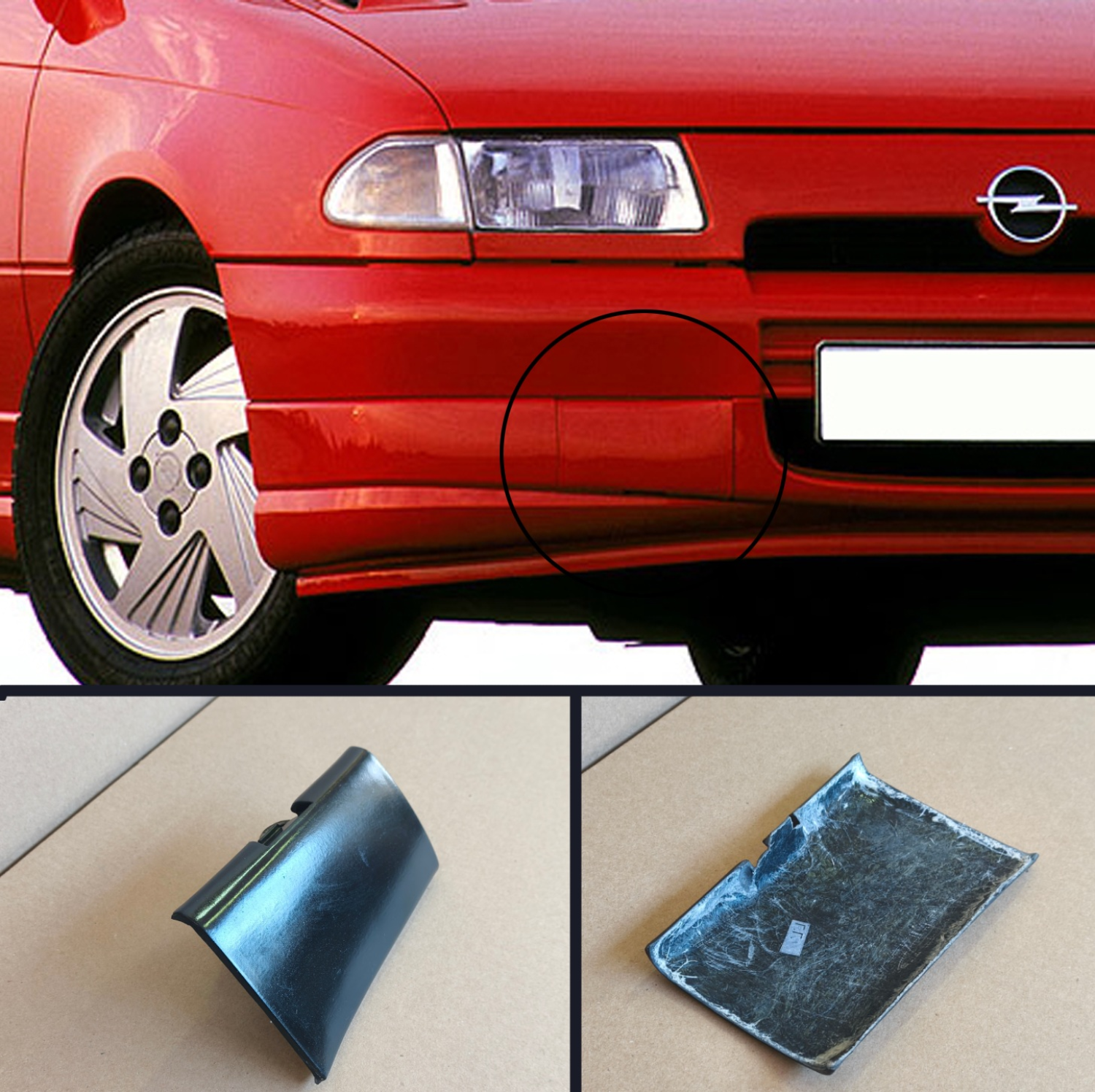 Капачка предна броня Astra GSI (Копие)